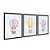 Kit 3 Quadros Decorativos Animais Em Um Balão De Ar Quente Infantil - Imagem 4