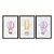 Kit 3 Quadros Decorativos Animais Em Um Balão De Ar Quente Infantil - Imagem 5