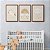 Kit 3 Quadros Decorativos Desenho Arco-Íris Núvens Unicornio Infantil Fundo Bege - Imagem 9
