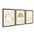 Kit 3 Quadros Decorativos Desenho Arco-Íris Núvens Unicornio Infantil Fundo Bege - Imagem 6
