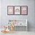 Kit 3 Quadros Decorativos Desenho Um Arco Sol Nuvem Infantil Tons Pastéis - Imagem 8