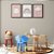 Kit 3 Quadros Decorativos Desenho Um Arco Sol Nuvem Infantil Tons Pastéis - Imagem 10