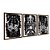 Kit 3 Quadros Decorativos Personagens Estilizados Star Wars Preto E Branco - Imagem 6
