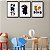Kit 3 Quadros Decorativos Dinossauro Cartoon Sorrindo Infantil Frase Seja Dinossauro - Imagem 7