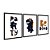 Kit 3 Quadros Decorativos Dinossauro Cartoon Sorrindo Infantil Frase Seja Dinossauro - Imagem 4