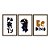 Kit 3 Quadros Decorativos Dinossauro Cartoon Sorrindo Infantil Frase Seja Dinossauro - Imagem 5