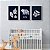 Kit 3 Quadros Decorativos Urso Florido Folhas Preto e Branco Frase Permaneça Selvagem - Imagem 6