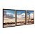 Kit 3 Quadros Decorativos Paisagem Cidade Roda Gigante Ao Fundo - Imagem 6