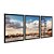 Kit 3 Quadros Decorativos Paisagem Cidade Roda Gigante Ao Fundo - Imagem 4
