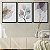 Kit 3 Quadros Decorativos Folhas Coloridas Moderno Sobrepondo Uma A Outra Moderno - Imagem 7