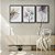 Kit 3 Quadros Decorativos Folhas Coloridas Moderno Sobrepondo Uma A Outra Moderno - Imagem 8