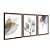 Kit 3 Quadros Decorativos Folhas Coloridas Moderno Sobrepondo Uma A Outra Moderno - Imagem 6