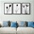 Kit 3 Quadros Decorativos Fotografia Preto E Branco Tulipa E Suas Folhas - Imagem 9