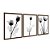 Kit 3 Quadros Decorativos Fotografia Preto E Branco Tulipa E Suas Folhas - Imagem 6
