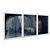 Kit 3 Quadros Decorativos Homem Debaixo De Uma Ponte No Meio Do Nevoeiro - Imagem 2
