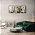 Kit 3 Quadros Decorativos Efeito Pintura Flores Brancas E Laranjas Em Um Campo Esverdeado - Imagem 10