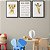 Kit 3 Quadros Decorativos Desenho Bebê Leoa Girafa Frase Seja Forte, Corajosa Infantil - Imagem 9