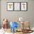 Kit 3 Quadros Decorativos Desenho Bebê Leoa Girafa Frase Seja Forte, Corajosa Infantil - Imagem 10