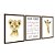 Kit 3 Quadros Decorativos Desenho Bebê Leoa Girafa Frase Seja Forte, Corajosa Infantil - Imagem 6