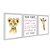 Kit 3 Quadros Decorativos Desenho Bebê Leoa Girafa Frase Seja Forte, Corajosa Infantil - Imagem 2