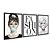 Kit 3 Quadros Decorativos Fashion Em Preto E Branco Mulhres Bolha De Chiclete - Imagem 4