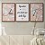 Kit 3 Quadros Decorativos Fundo Zara Rosa e Branco Frase Amor Fé - Imagem 9