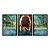 Kit 3 Quadros Decorativos Buck Faca Na Boca Diante De Uma Boca Gigante Infantil - Imagem 3