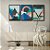 Kit 3 Quadros Decorativos Design Abstrato Colorido Formas e Terrenos Moderno - Imagem 8