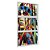 Kit 3 Quadros Decorativos Efeito Pintura De Uma Mulher Com Cocar E Penas Na Cabeça - Imagem 2