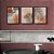 Kit 3 Quadros Decorativos Folhas De Palmeira Vasos de Barro Fundo Rosa - Imagem 9