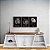 Kit 3 Quadros Decorativos Leão Lobo Águia Com Olhos Azuis Em Um Fundo Preto - Imagem 10