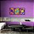 Kit 3 Quadros Decorativos PopArt Figuras Abstratas Coloridas Com Muitas Formas - Imagem 10