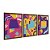 Kit 3 Quadros Decorativos PopArt Figuras Abstratas Coloridas Com Muitas Formas - Imagem 6