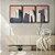 Kit 3 Quadros Decorativos Desenhos Prédios Modernos Céu Laranja - Imagem 10