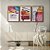 Kit 3 Quadros Decorativos Fomas E Manchas de Tinta Efeito Aquarela Abstrato - Imagem 8