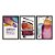 Kit 3 Quadros Decorativos Fomas E Manchas de Tinta Efeito Aquarela Abstrato - Imagem 3