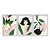 Kit 3 Quadros Decorativos Ilustração De Uma Mulher Com Uma Expressão Triste No Rosto - Imagem 1
