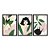 Kit 3 Quadros Decorativos Ilustração De Uma Mulher Com Uma Expressão Triste No Rosto - Imagem 3
