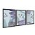 Kit 3 Quadros Decorativos Efeito Pintura Formas Abstratas Roxo E Azul - Imagem 4