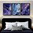 Kit 3 Quadros Decorativos Efeito Pintura Manchas de Tinta Rabiscos Formas Abstratas Azul - Imagem 7