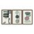 Kit 3 Quadros Decorativos Efeito Pintura Manchas de Tinta Formas Abstratas Verdes - Imagem 5