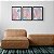 Kit 3 Quadros Decorativos Efeito Pintura Pinceladas Colorias e Rabiscos Abstrato - Imagem 7