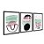 Kit 3 Quadros Decorativos Formas Orgânicas Abstradas Variadas Verde e Rosa - Imagem 4