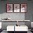Kit 3 Quadros Decorativos Desenho De Uma Flor Fundo Rosa Com Frase - Imagem 7