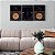 Kit 3 Quadros Decorativos Arte Com Detalhes Dourados Fundo Preto E Frases Religiosas - Imagem 7