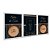 Kit 3 Quadros Decorativos Arte Com Detalhes Dourados Fundo Preto E Frases Religiosas - Imagem 2