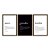 Kit 3 Quadros Decorativos Frases Em Fundo Branco e Preto Amor Gratidão Família - Imagem 5