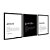 Kit 3 Quadros Decorativos Frases Em Fundo Branco e Preto Amor Gratidão Família - Imagem 4