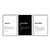 Kit 3 Quadros Decorativos Frases Em Fundo Branco e Preto Amor Gratidão Família - Imagem 1
