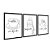 Kit 3 Quadros Decorativos Desenho De Xícaras De Café Sendo Despejada E Frases - Imagem 4